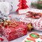 30 Inch Christmas Wrapping Paper Set - Jumbo Roll Red and White Christmas Design with Metallic Foil Shine - 4 Rolls - 30 inch x 120 inch Per Roll